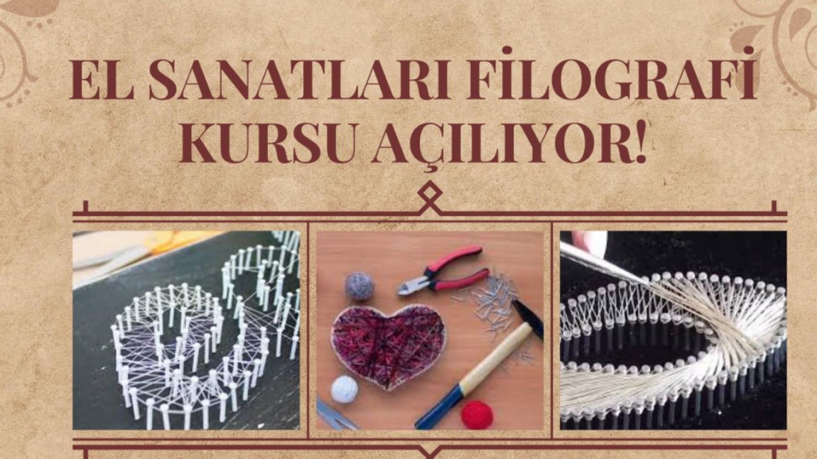 EL SANATLARI FİLOGRAFİ KURSU AÇILIYOR.