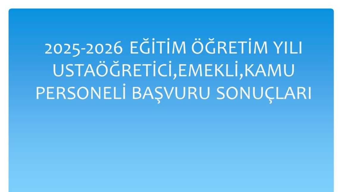 2025-2026 USTA ÖĞRETİCİ,EMEKLİ,KAMU PERSONELİ,KURS BAŞVURU GEÇİCİ ONAY LİSTESİ